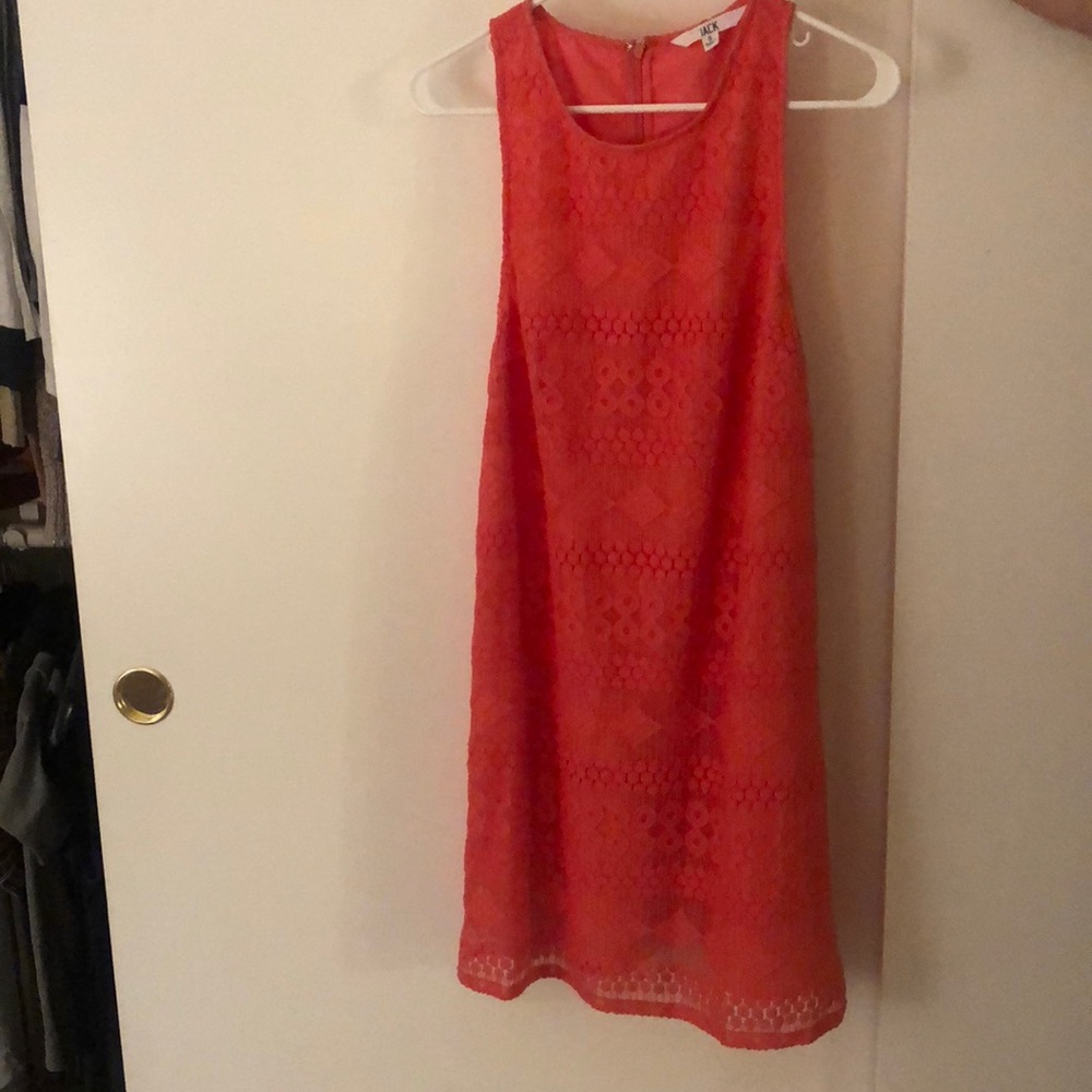 Hot pink dress